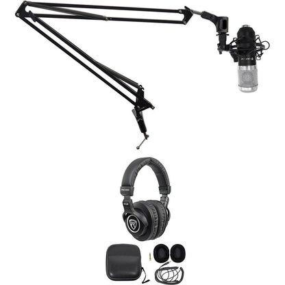 PC Gaming Streaming Twitch Bundle RCM01 Microphone+Headphones+Boom Arm