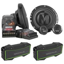 PRX60C Component Speakers + (2) Rock Everywhere Bluetooth Speakers