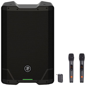 Mackie SRT210 10” 1600w Powered DJ PA Speaker w/Bluetooth+(2) JBL Wireless Mics