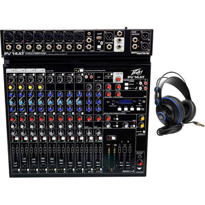 Peavey PV 14AT PV14AT Mixer,8 mic in,USB//Effects+Bluetooth+AutoTune+Headphones