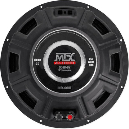 MTX 3510-02 10" Subwoofer + Alpine Mono Amplifier