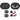 2 Pairs Rockville RV68.2C 6x8/5x7 Component Car Speakers 1800 Watts/340w RMS CEA
