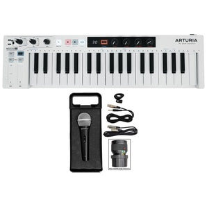Arturia KeyStep 37-Key Sequencer USB MIDI DJ/Studio Keyboard Controller + Mic
