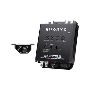 Hifonics BXiPRO3.0 Digital Bass Enhancement Processor with Dash-Mount Remote