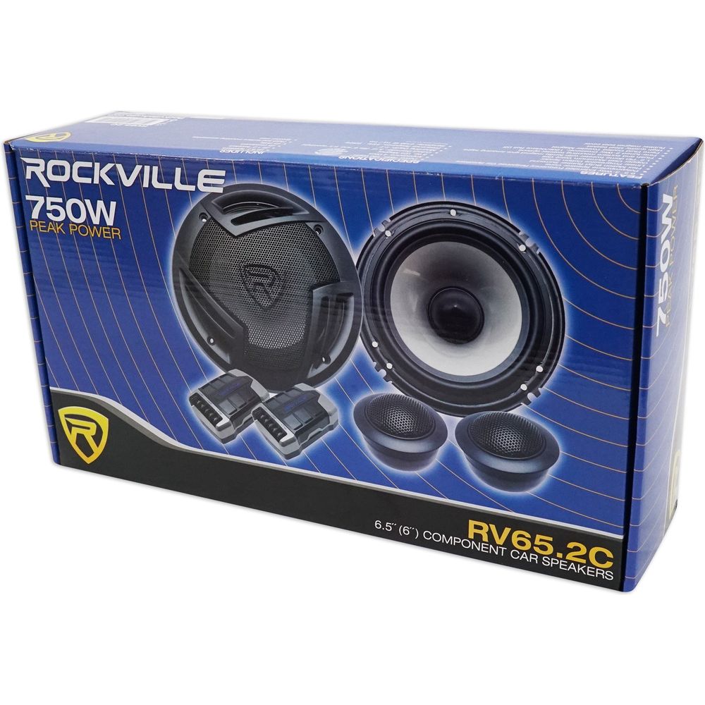 RV65.2C Components + RV6.3A 6.5" Speakers + RXA-F1 Amplifier Bundle