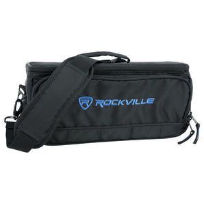 Rockville MB147 DJ Gig Bag Case w/ 13" Laptop Pocket Fits TC-Helicon GO XLR