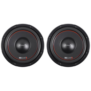 (2) MB QUART FW1-254 10" 1200 Watt Car Audio Subwoofers DVC 4-Ohm Subs