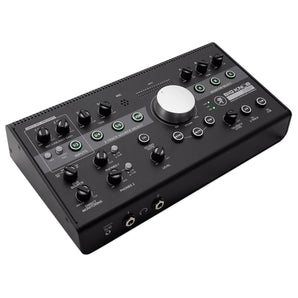 Mackie Big Knob Studio + 4x3 Studio Monitor Controller Interface+AKG Headphones