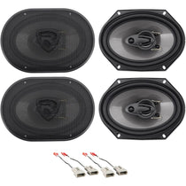 RV68.3A 6x8" Speakers 2-Pack + Ford Harness Bundle