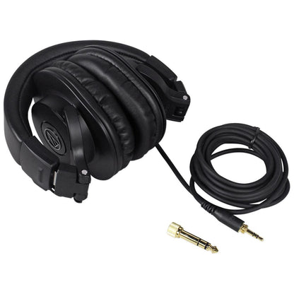 ATW-1101/H92-TH Wireless Beige Headset Mic System with ATH-M30X Headphones