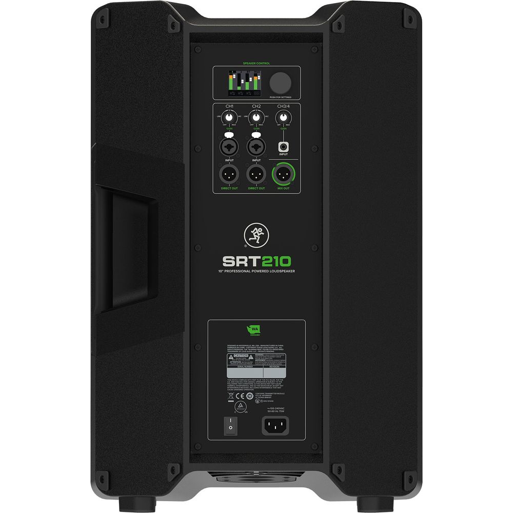 SRT210 10" Powered DJ PA Speaker With Bluetooth, Stand, Headphones & Mic