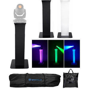 (1) Totem Light Stand+Black+White Scrims For Chauvet Intimidator Spot 355Z IRC