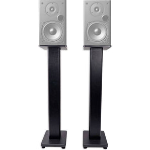 Pair 28" Bookshelf Speaker Stands For Polk Audio T15 Bookshelf Speakers