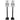 Rockville 37” Black Steel Studio Monitor Speaker Stands For Rockville APM8W