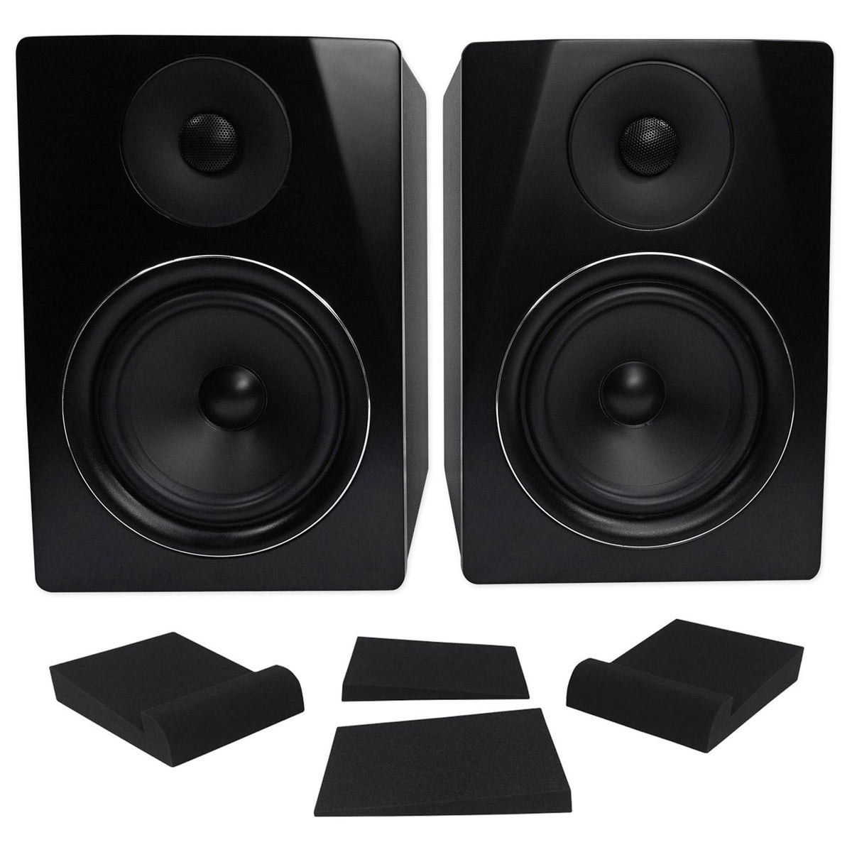 APM6B Black + RRS190S Isolation Pads Bundle
