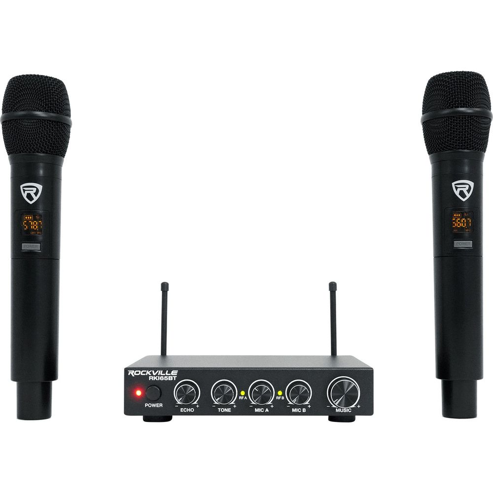 RKI65BT Dual UHF Mics + USB RGB TV Backlight Bundle