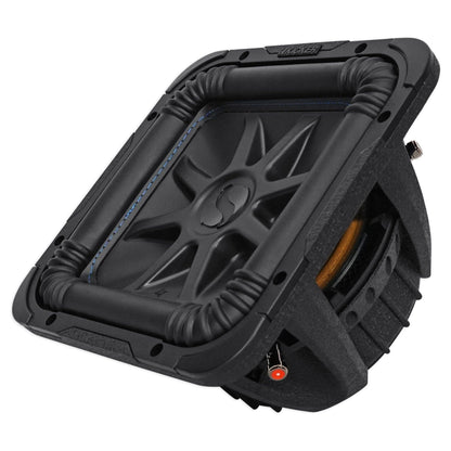 L7S102 10" 1200W Solobaric L7S Car Subwoofer with White LED Grille