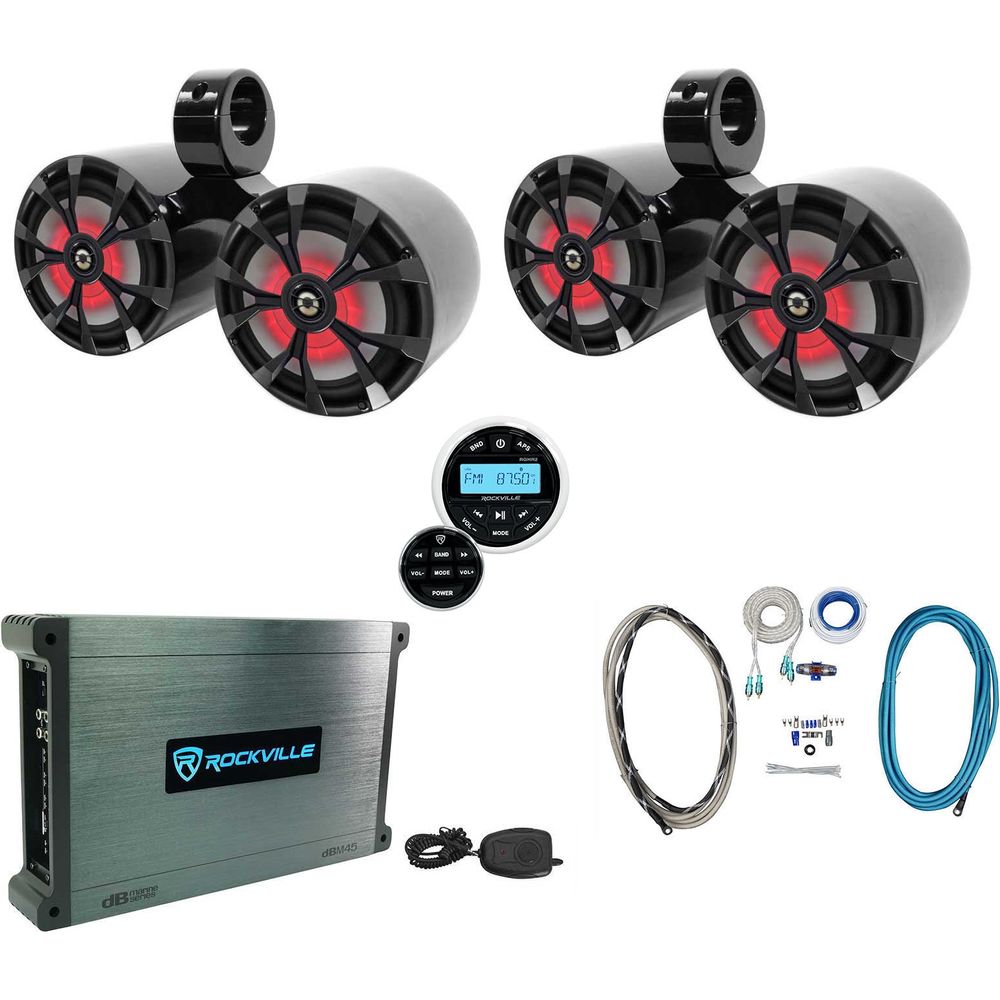 RKL80MB Black 2-Pack + RGHR2 Receiver Bundle