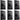 6) Rockville VOL70100 Black 100 Watt 70v Wall Volume Control Zone Controllers