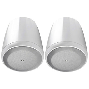 10 JBL Control 65P/T-WH 5.25" 70v White Pendant Speakers For Restaurant/Bar/Cafe