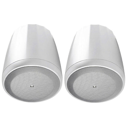 2) JBL Control 65P/T-WH White 5.25" 70v Commercial Pendant Speakers 4 Restaurant