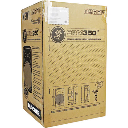 SRM350V3 1000 Watt 10" Powered PA DJ Speaker With DSP & LED Light Bar
