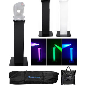 (1) Totem Light Stand+Black+White Scrims For American DJ VIZI SPOT 5R