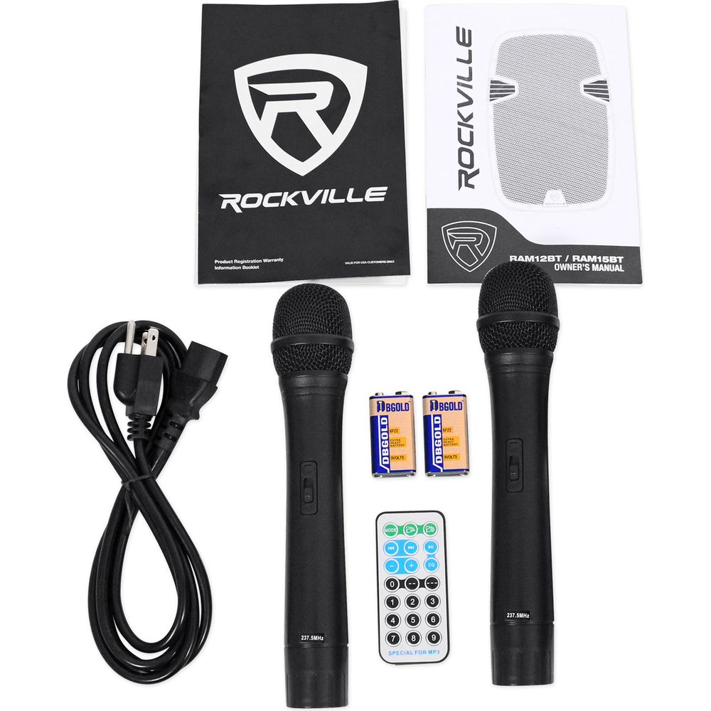 Bluetooth 12" Rechargable iPad/iPhone/Laptop/Tablet Pro Karaoke System