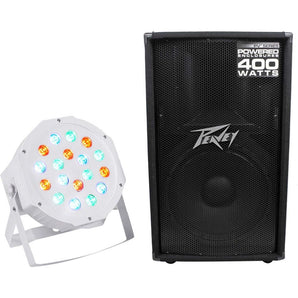 Peavey PV115D PV 115D 15" Powered Speaker 400w Active PA, Class D + Wash Light