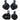 Pair Rockville RWB65B 6.5" Black 250 Watt Marine Wakeboard Tower Speakers+Covers