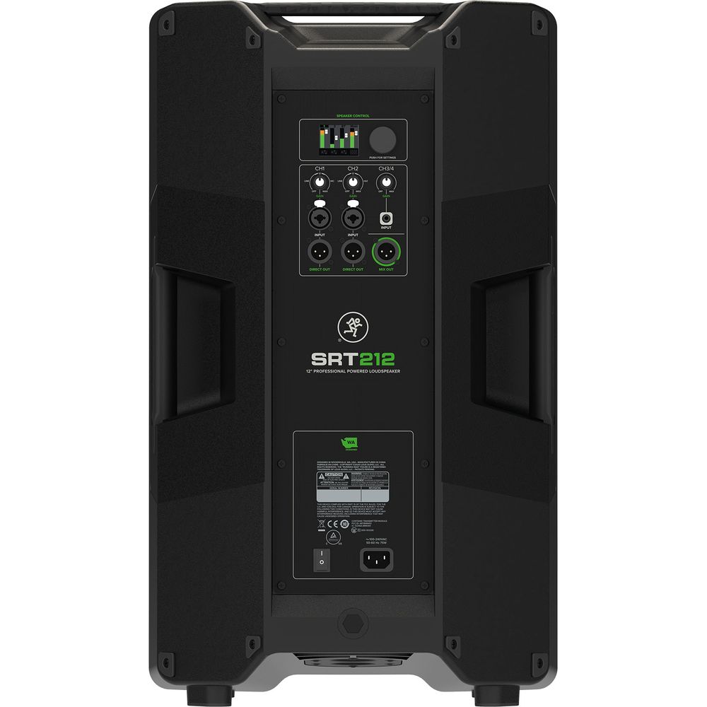 SRT212 12" Powered DJ PA Speaker With Bluetooth, Stand, Headphones & Mic
