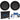 (2) MTX 3512-04S 12" 1200 Watt Shallow Slim Subwoofers Subs+Amplifier+Amp Kit