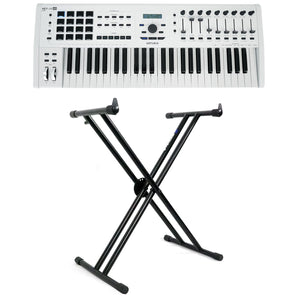 Arturia KeyLab 49 MkII White 49-Key Studio Recording Keyboard Controller+Stand