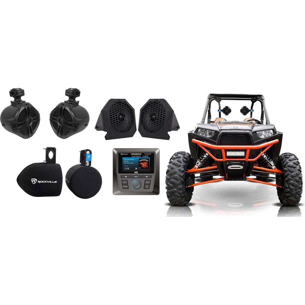 AWMC3 Receiver + Dash Pod Speakers + Tower Speakers