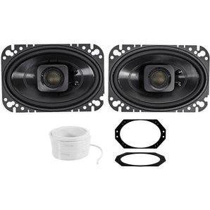 Polk Audio 4x6" Waterproof Front Speaker Replacement For 03-06 Jeep Wrangler TJ