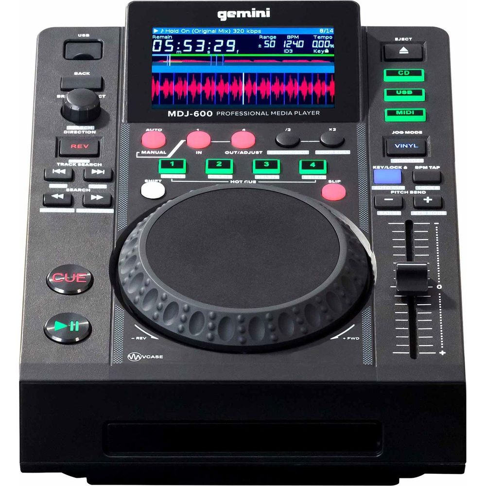 MDJ-600 DJ Controller with Rechargeable LED Par Light