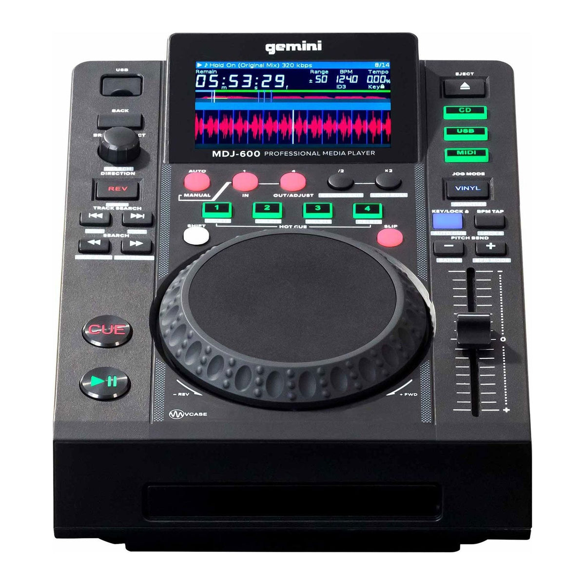 (2) MDJ-600 DJ Controllers with 2-Channel Mixer, Headphones & Microphone