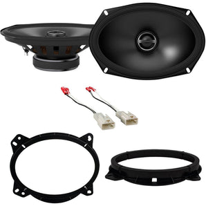Alpine S 6x9" Front Factory Speaker Replacement Kit For 2002-2006 Toyota Camry