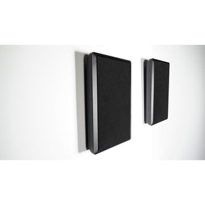 (6) Rockville RockSlim 70B Black 5.25" 70v Commercial Restaurant Wall Speakers