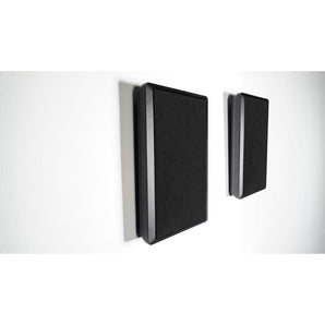 (4) Rockville RockSlim 70B Black 5.25" 70v Commercial Restaurant Wall Speakers