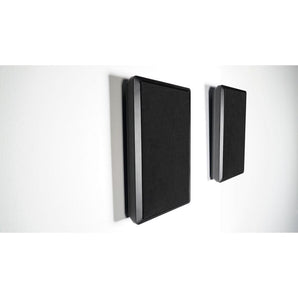 Pair Rockville RockSlim 70B Black 5.25" 70v Commercial Restaurant Wall Speakers
