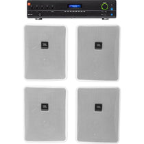 VMA1120 Amplifier + (4) Control 25-1 White Wall Speakers Bundle