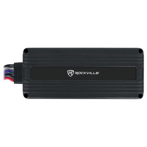 Rockville ATV420 V2 4 Channel UTV/Motorcycle Bluetooth Amplifier IP65 Micro Amp