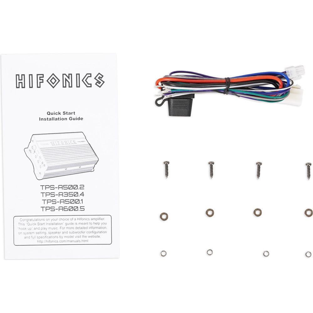 Hifonics TPS-A500.1 500w Mono Marine Sub Amplifier For Polaris RZR/ATV/UTV/Cart