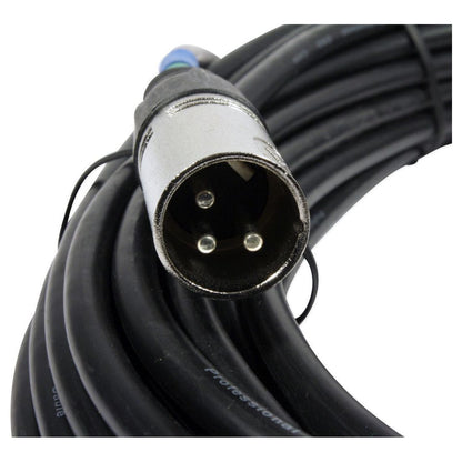 (4) 50 Foot 3-Pin XLR DMX Cables