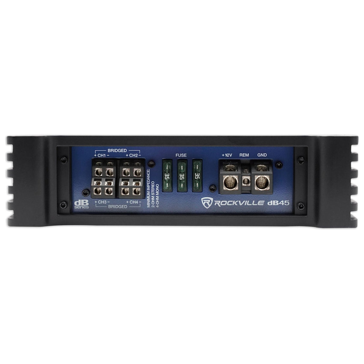 dB45 4-Channel Amplifier + 4 AWG 4-Channel Kit Bundle