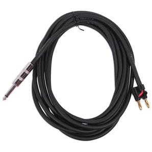 4) Rockville RCXBN15 15 Ft 1/4" to Banana Speaker Cables, 16 Gauge, 100% Copper!