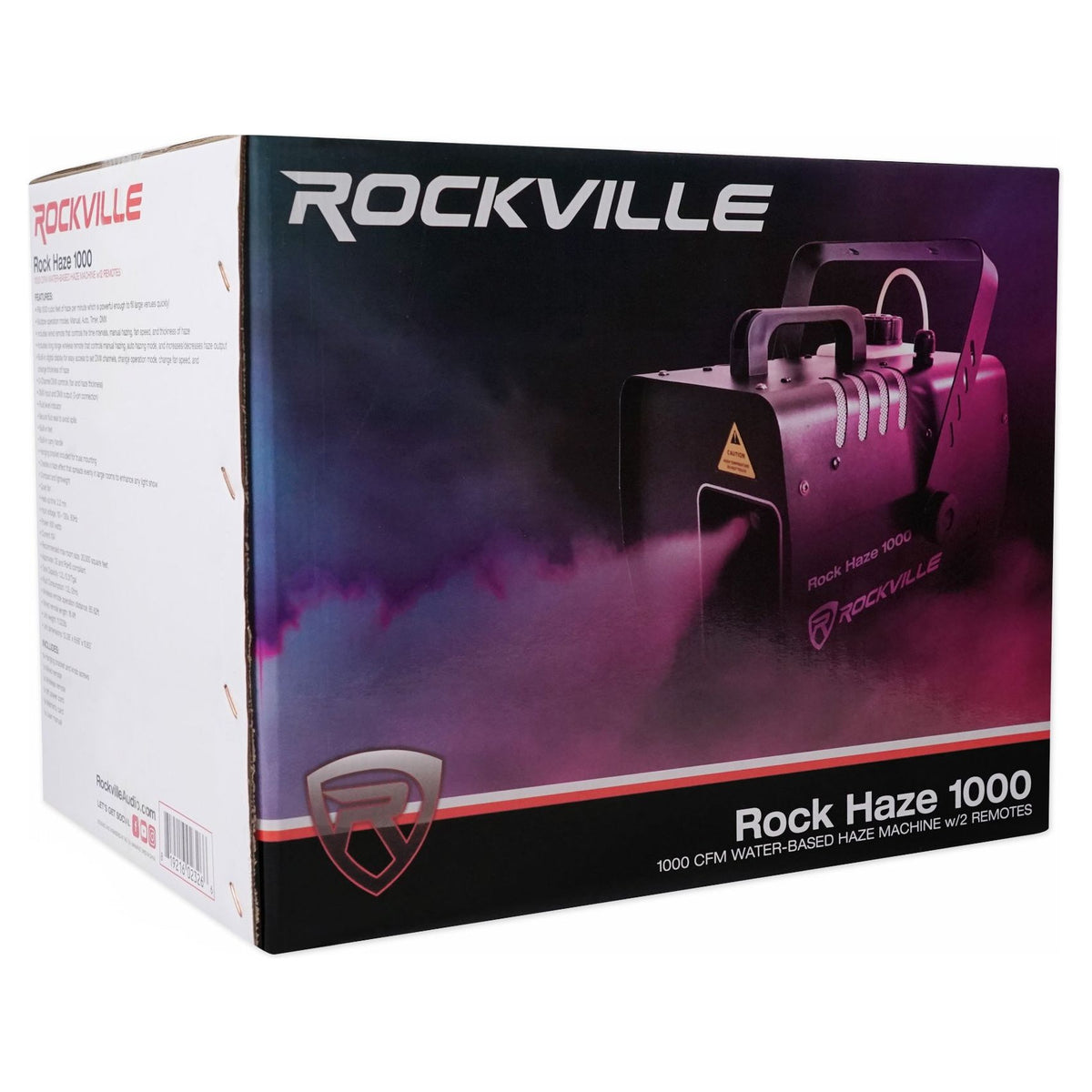ROCKHAZE 1000 + RHF Haze Fluid 3-Pack Bundle