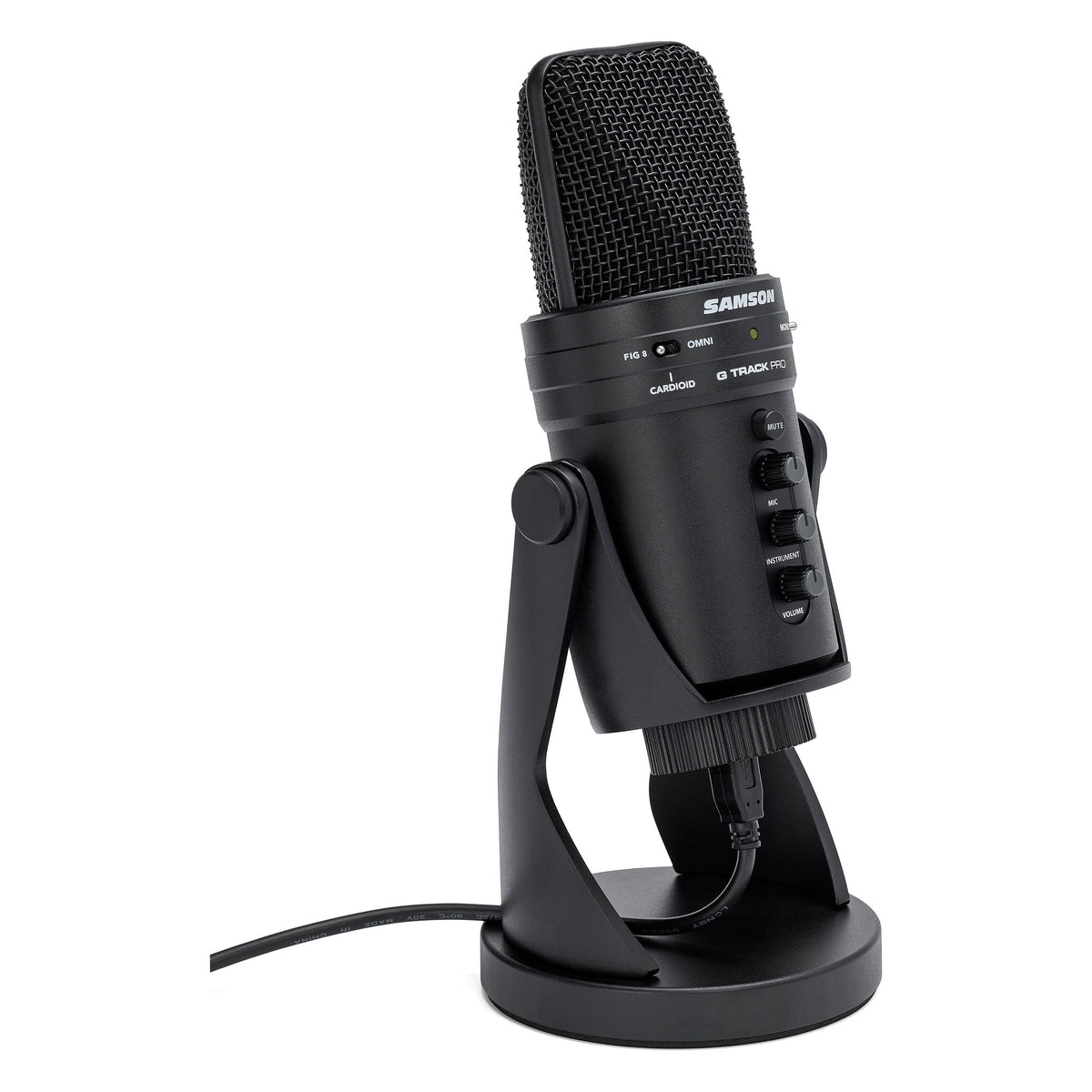 G-Track Pro Studio USB Condenser Microphone with Interface and Headphones