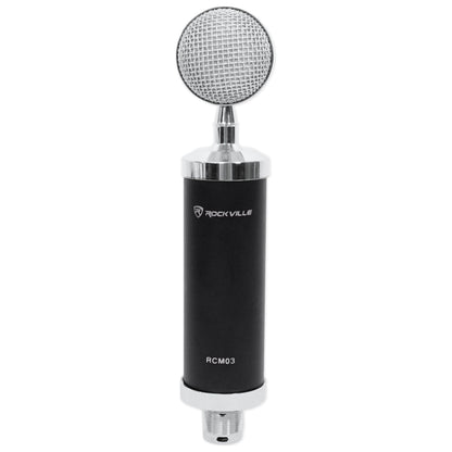 2-Person Podcast Recording Kit with ProFX12v3 Mixer and Desk Stands